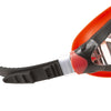 Lunettes de natation Ritmo Noir-Rouge Lentilles Claires Seac 152-37NR