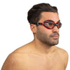 Lunettes de natation Ritmo Noir-Rouge Lentilles Claires Seac 152-37NR