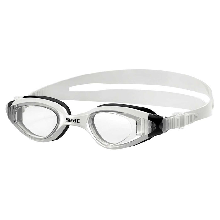 Lunettes de natation Ritmo Noir-Blanc Lentilles Claires Seac 152-37NW