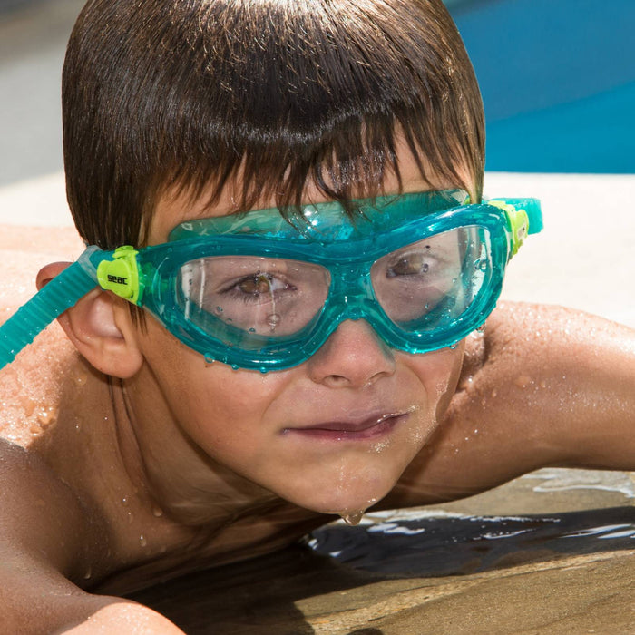 Masque de natation Matt Enfants Turquoise-Lentilles Claires Seac 152-40AT