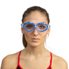 Masque de natation Profile Bleu-Blanc Lentilles Claires Seac 152-42BW-LT