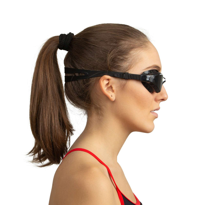 Lunettes de natation Lynx Noir-Blanc Lentilles Fumées Seac 152-55NW-LF