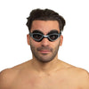 Lunettes de natation Axis Noir-Argent Lentilles Fumées Seac 152-56NAG-LF