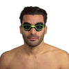 Lunettes de natation Axis Noir-Citron Lentilles Fumées Seac 152-56NL-LF