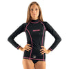 Rash Guard T-Sun Long Femme Noir XL Seac 155-11-XL