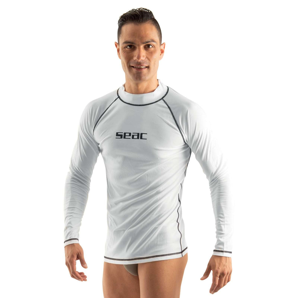 Rash Guard T-Sun Long Homme Blanc XS Seac 155-14-XS