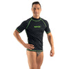 T-shirt Rash Guard T-Sun Court Homme Noir M Seac 155-17-M