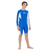 T-shirt Rash Guard Raa Long Enfant Evo Bleu 12 Ans Seac 155-2-12