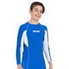 T-shirt Rash Guard Raa Long Enfant Evo Bleu 8 Ans Seac 155-2-8