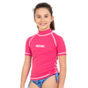 T-shirt Rash Guard T-Sun Court Enfant Fille Rose 7 Ans Seac 155-21-7