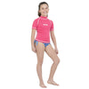 T-shirt Rash Guard T-Sun Court Enfant Fille Rose 9 Ans Seac 155-21-9