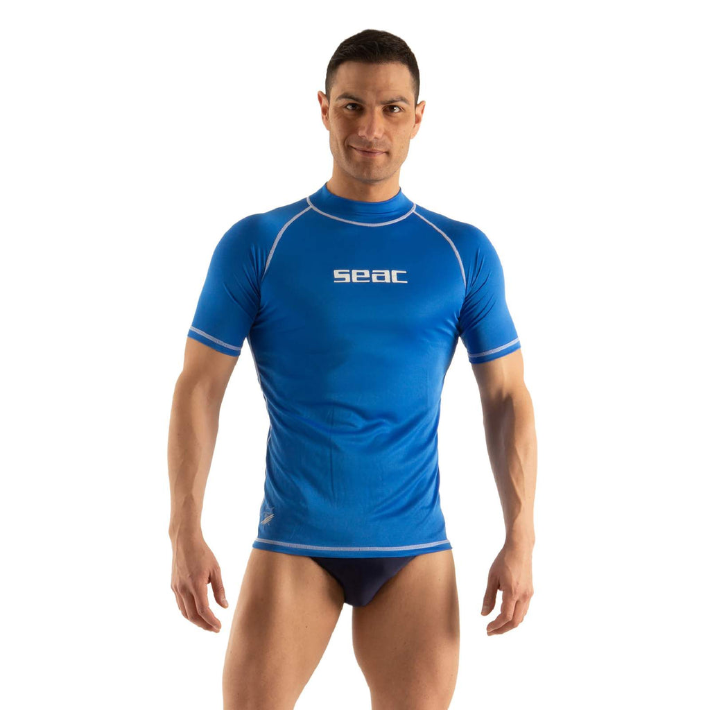 Rash Guard T-Sun Court Homme Bleu XL Seac 155-27-XL