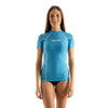Rash Guard Raa Short Evo Femme Bleu-Clair M Seac 155-32-M