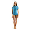 Rash Guard Raa Short Evo Femme Bleu-Clair M Seac 155-32-M