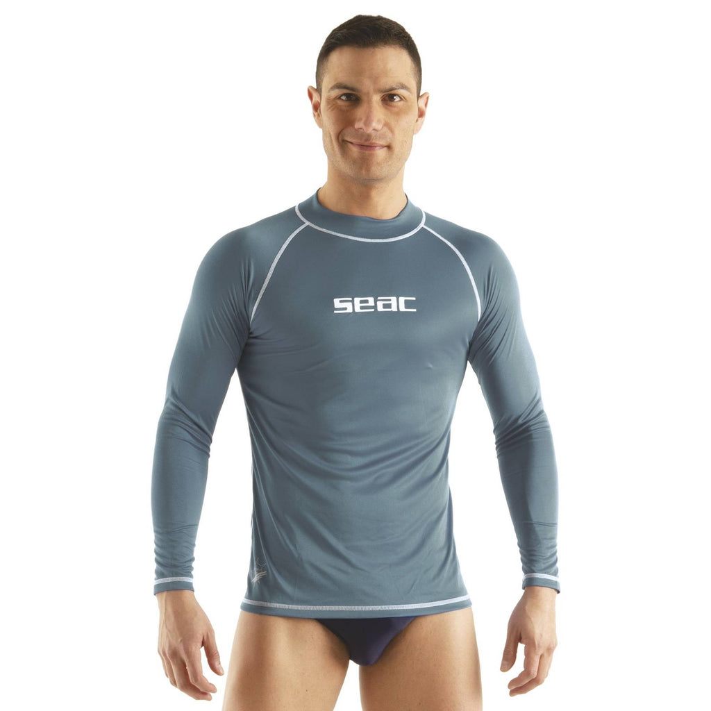 Rash Guard T-Sun Long Homme Gris XXL Seac 155-36-XL