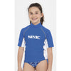Rash Guard Raa Short Enfant Evo Bleu 6 Ans Seac 155-4-6