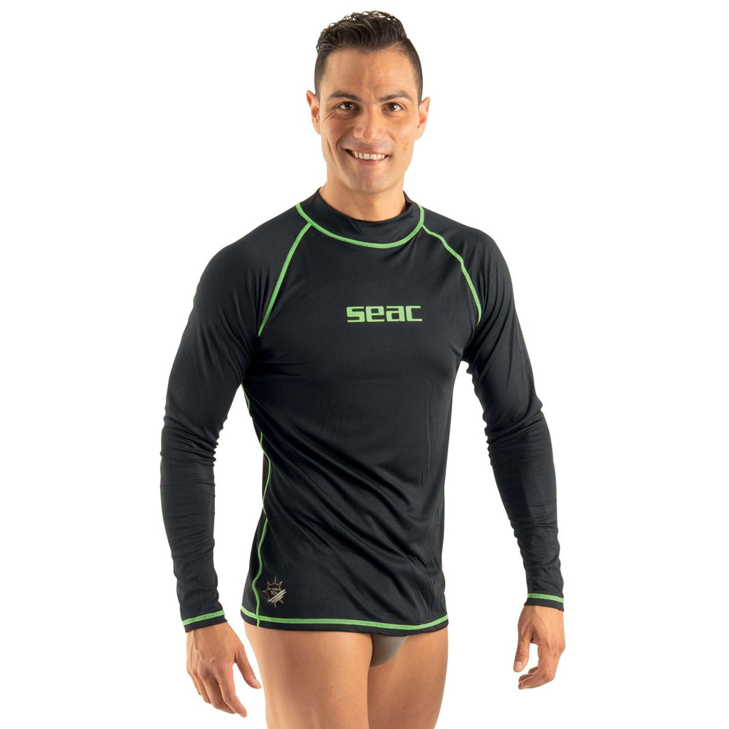 Rash Guard T-Sun Long Homme Noir XXXL Seac 155-9-XXXL