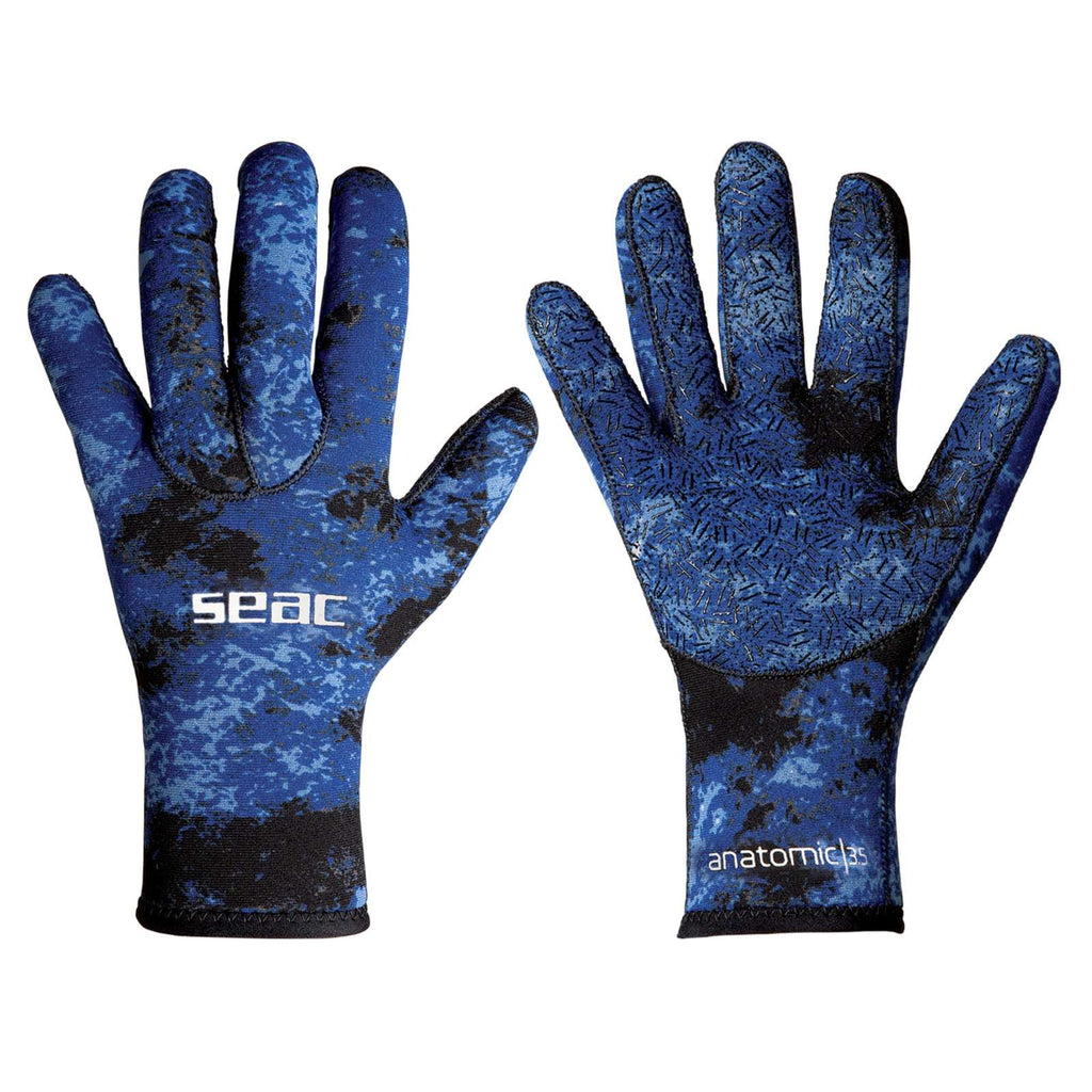 Gants Anatomic Camo Bleu 3,5mm XL Seac 16-2-XL