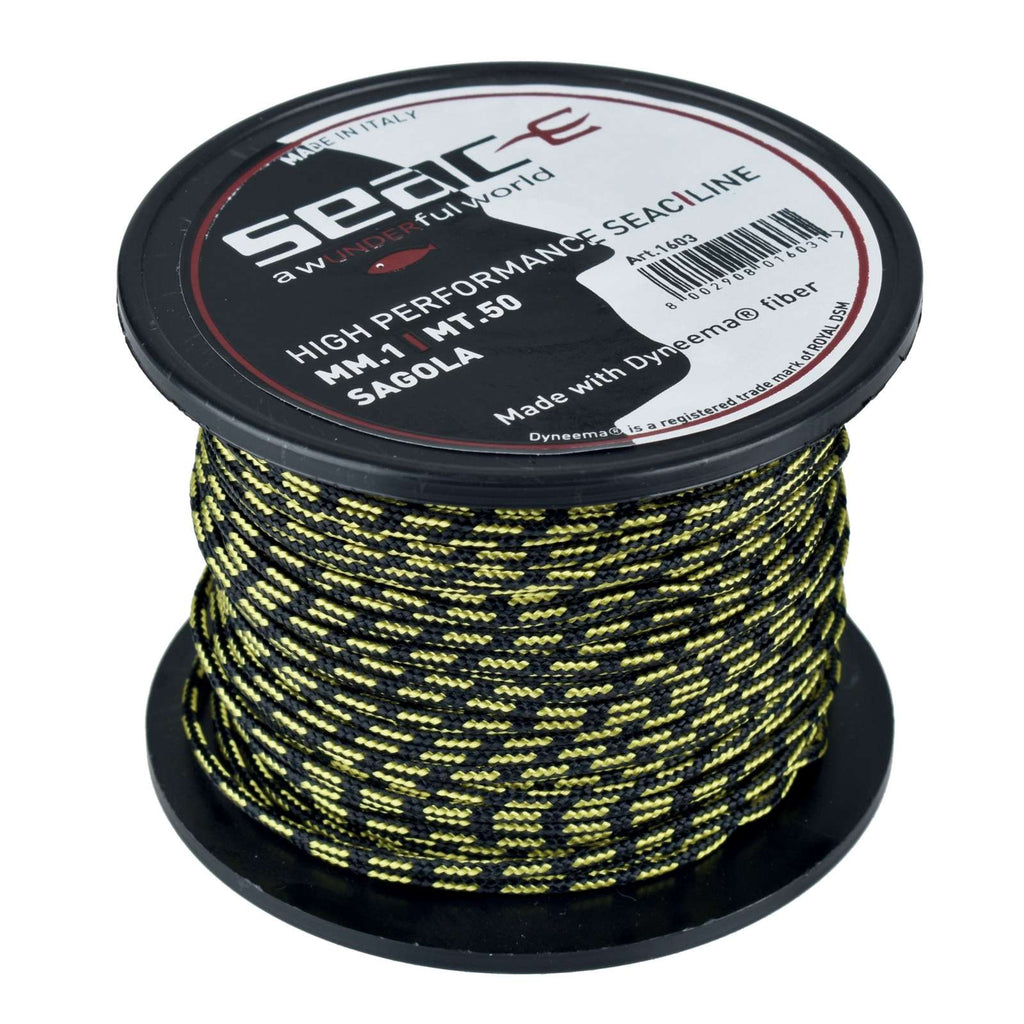 Core Dyneema Noir-Jaune 50m 1,4mm Seac 1603