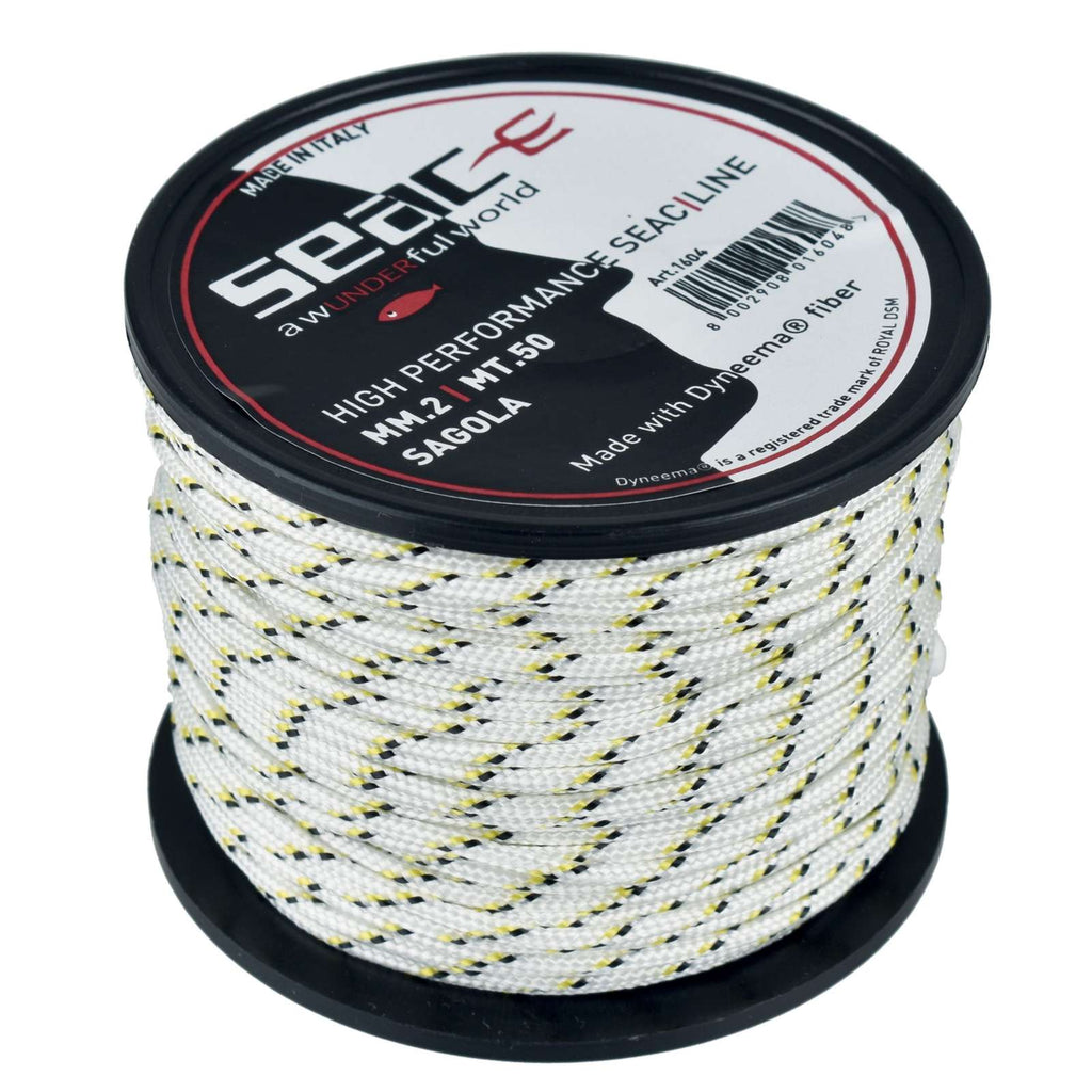 Core Dyneema Blanc-Jaune 50m 2mm Seac 1604