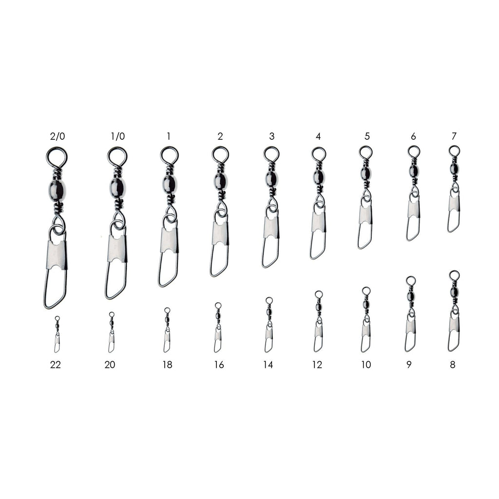 Roulements avec mousqueton 12pcs Noir n°1-0 Expert Predator 16320