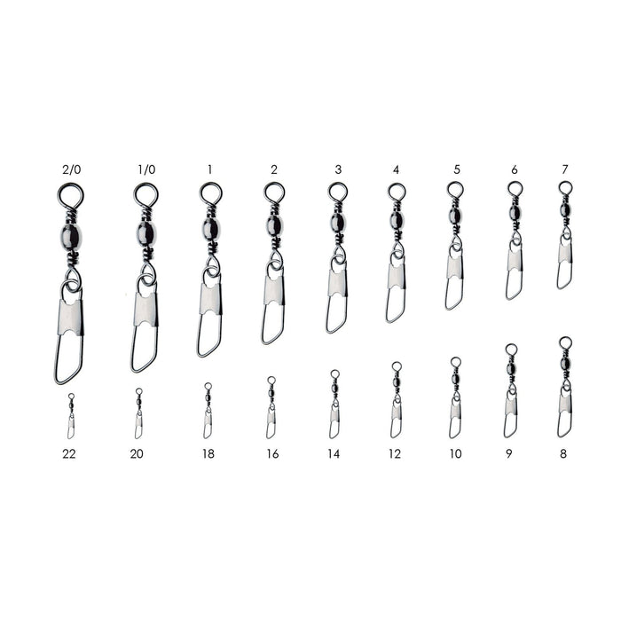 Roulements avec mousqueton 12pcs Noir n°1-0 Expert Predator 16320