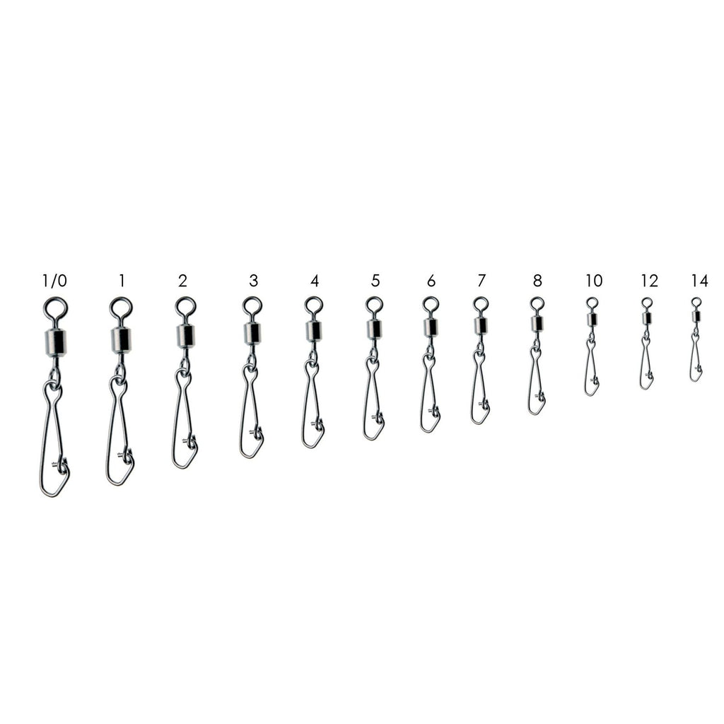 Roulements pivotants avec mousqueton 12pcs n°5 Expert Predator 16595