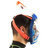 Masque de plongée intégral Magica Gris-Bleu-Orange S-M Seac 170-10BO-SLT