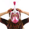Masque de plongée intégral Magica Blanc-Rose S-M Seac 170-10WP-SLT