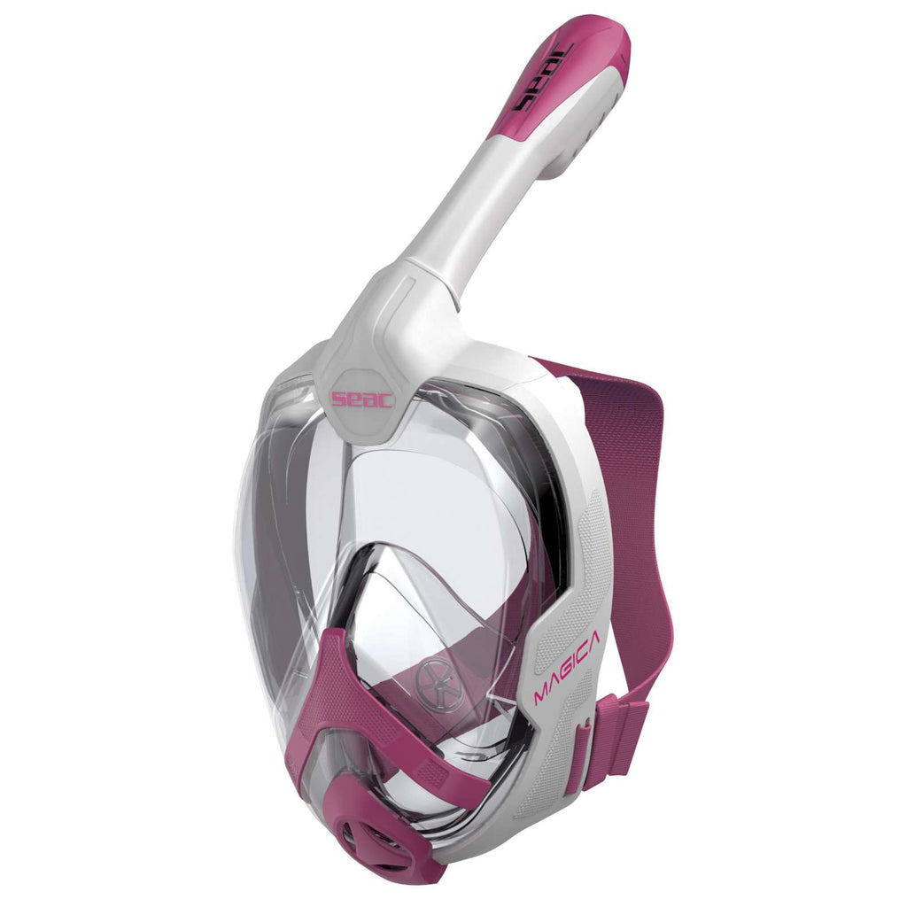 Masque de plongée intégral Magica Blanc-Rose S-M Seac 170-10WP-SLT