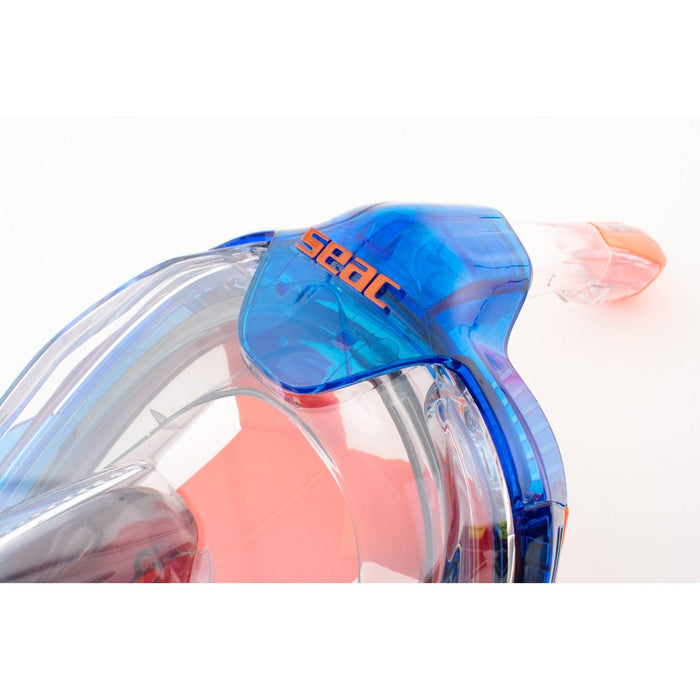 Masque de plongée intégral Magica Gris-Bleu-Orange XS-S Seac 170-14BO-SLT