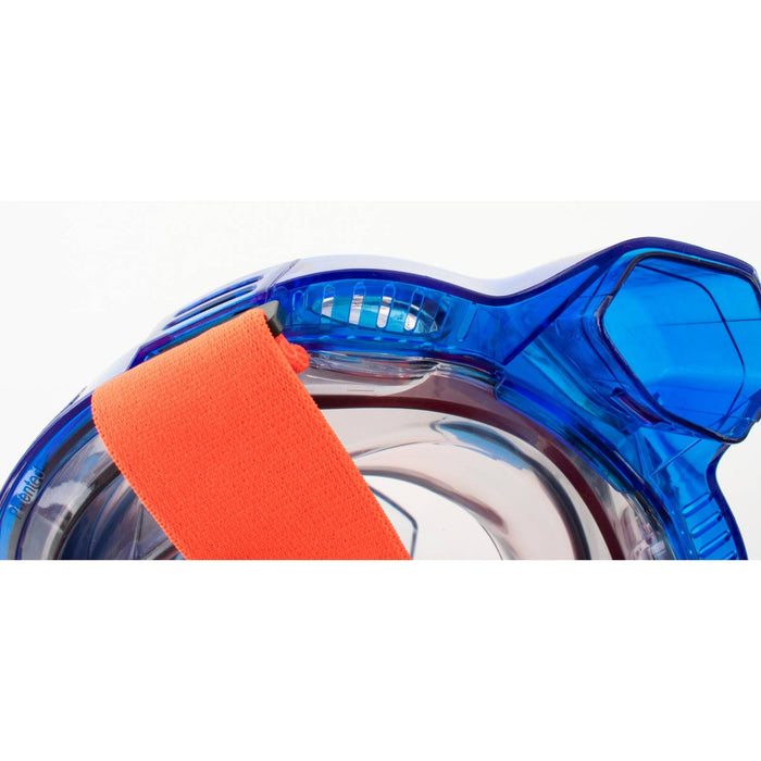 Masque de plongée intégral Magica Gris-Bleu-Orange XS-S Seac 170-14BO-SLT