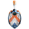 Masque de plongée intégral Magica Gris-Bleu-Orange XS-S Seac 170-14BO-SLT