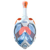 Masque de plongée intégral Magica Blanc-Bleu-Orange XS-S Seac 170-14WO-SLT