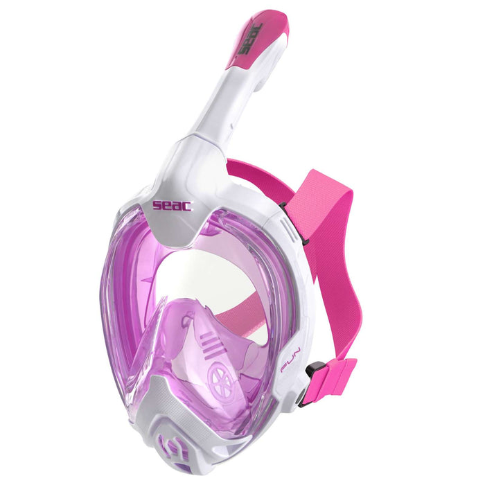 Masque de plongée intégral Magica Blanc-Rose XS-S Seac 170-14WP-SLT