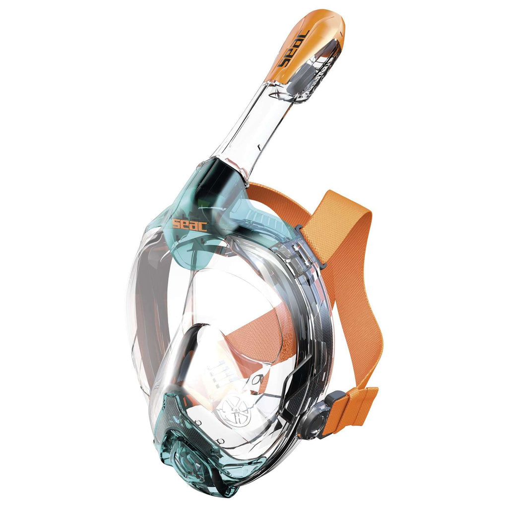 Masque de plongée intégral Libera Aquamarine-Orange L-XL Seac 170-5AO-SKL