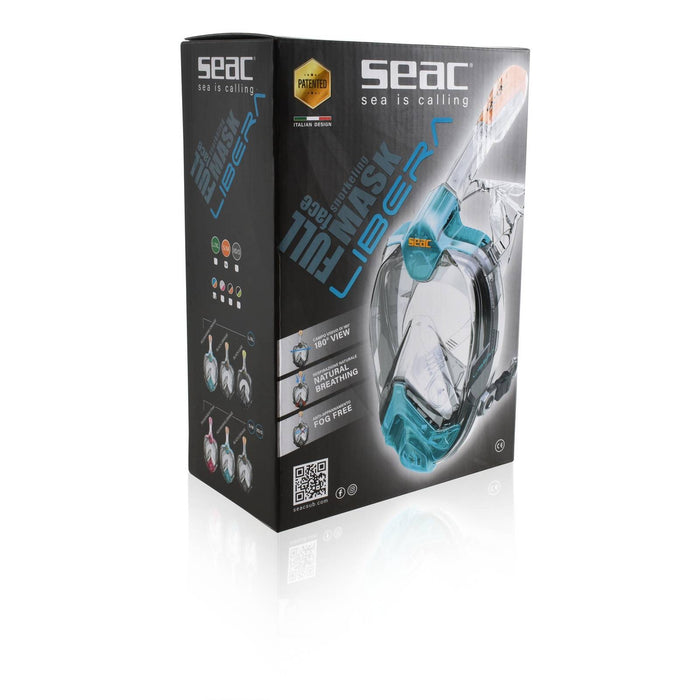 Masque de plongée intégral Libera Green-Lime L-XL Seac 170-5VL-SKL
