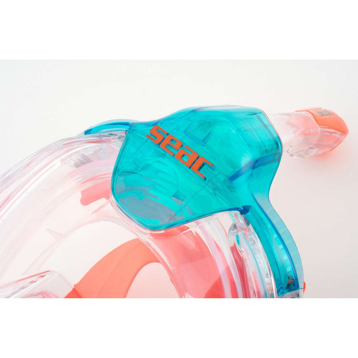 Masque de plongée intégral Libera Aquamarine-Orange XS-S Seac 170-7AO-SKL