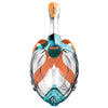Masque de plongée intégral Libera Aquamarine-Orange XS-S Seac 170-7AO-SKL