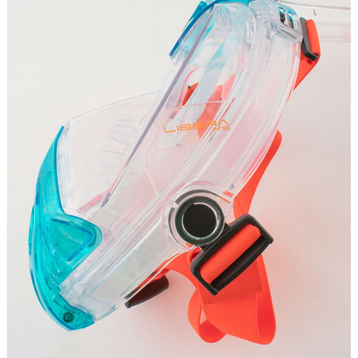 Masque de plongée intégral Libera Aquamarine-Orange XS-S Seac 170-7AO-SKL