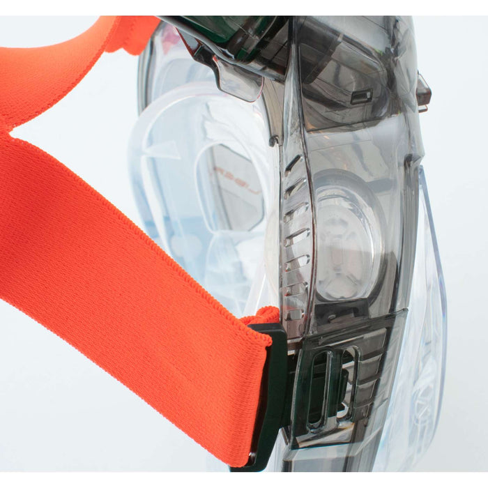 Masque de plongée intégral Libera Noir-Orange XS-S Seac 170-7NO-SKL