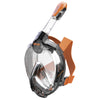 Masque de plongée intégral Libera Noir-Orange XS-S Seac 170-7NO-SKL