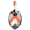 Masque de plongée intégral Libera Noir-Orange XS-S Seac 170-7NO-SKL