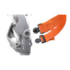 Masque de plongée intégral Libera Noir-Orange XS-S Seac 170-7NO-SKL