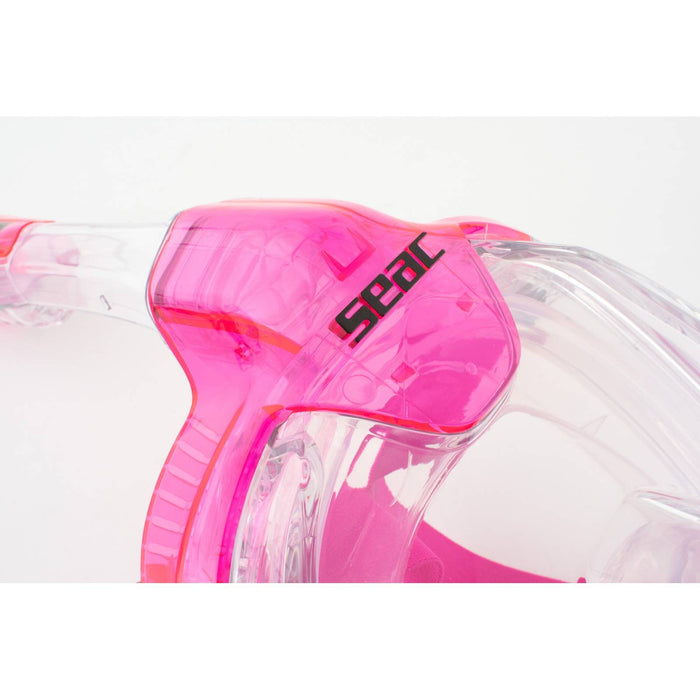 Masque de plongée intégral Libera Transparent-Rose XS-S Seac 170-7TP-SKL