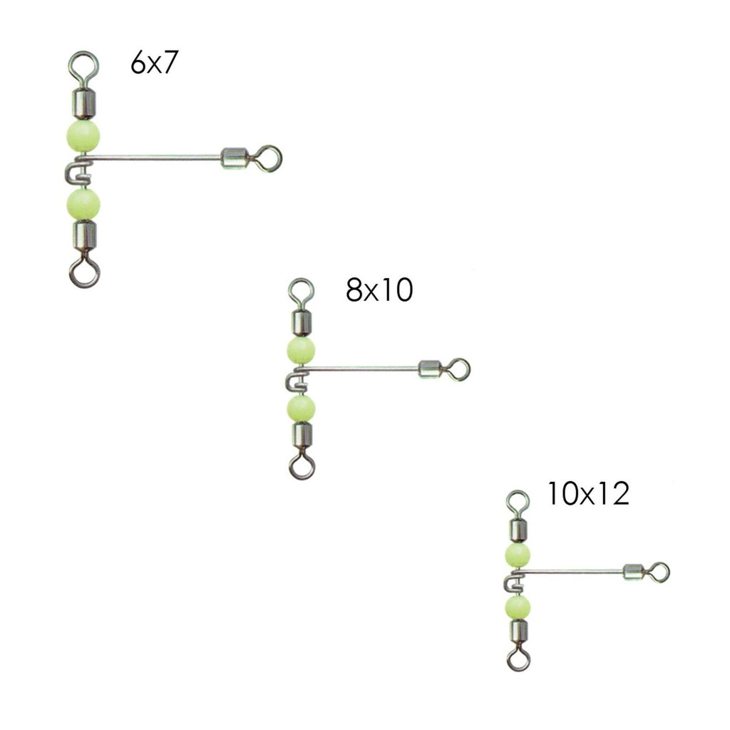 Swivels roulants avec bras rotatif 6pcs 6x7 Expert Predator 17802