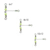 Swivels roulants avec bras rotatif 6pcs 6x7 Expert Predator 17802