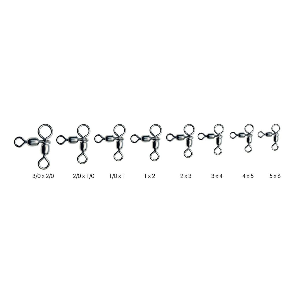 Émerillons à grue trois voies 12pcs 2x3 Expert Predator 18823