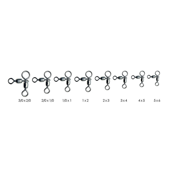 Émerillons à grue trois voies 12pcs 2x3 Expert Predator 18823