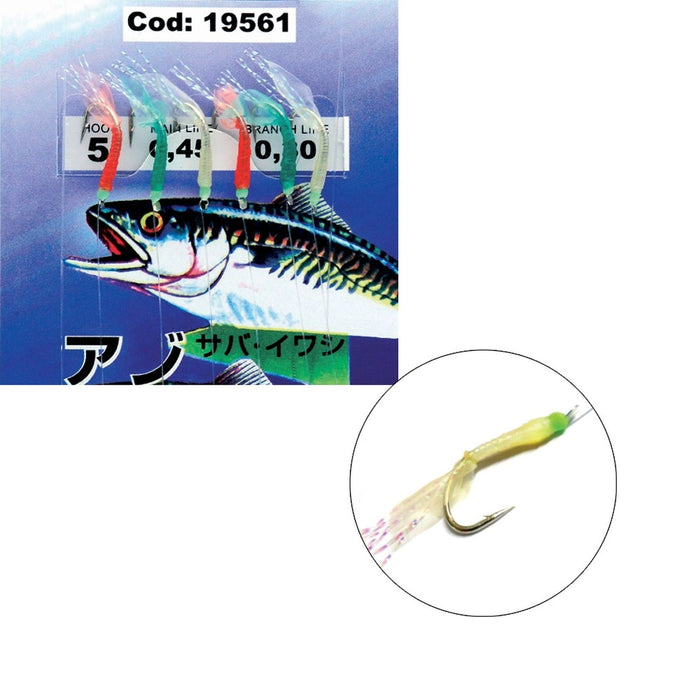 Rigs Sabiki multicolores Flasher 20pcs №1 Expert Predator 1956101